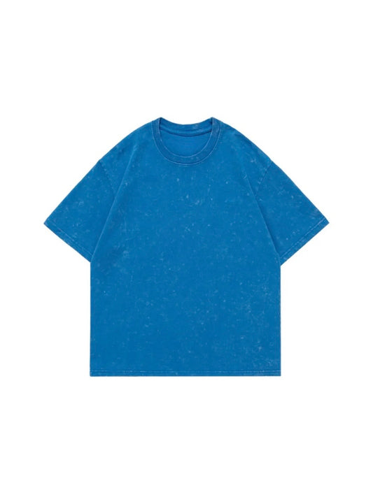 Blue Acid Washed T-Shirt