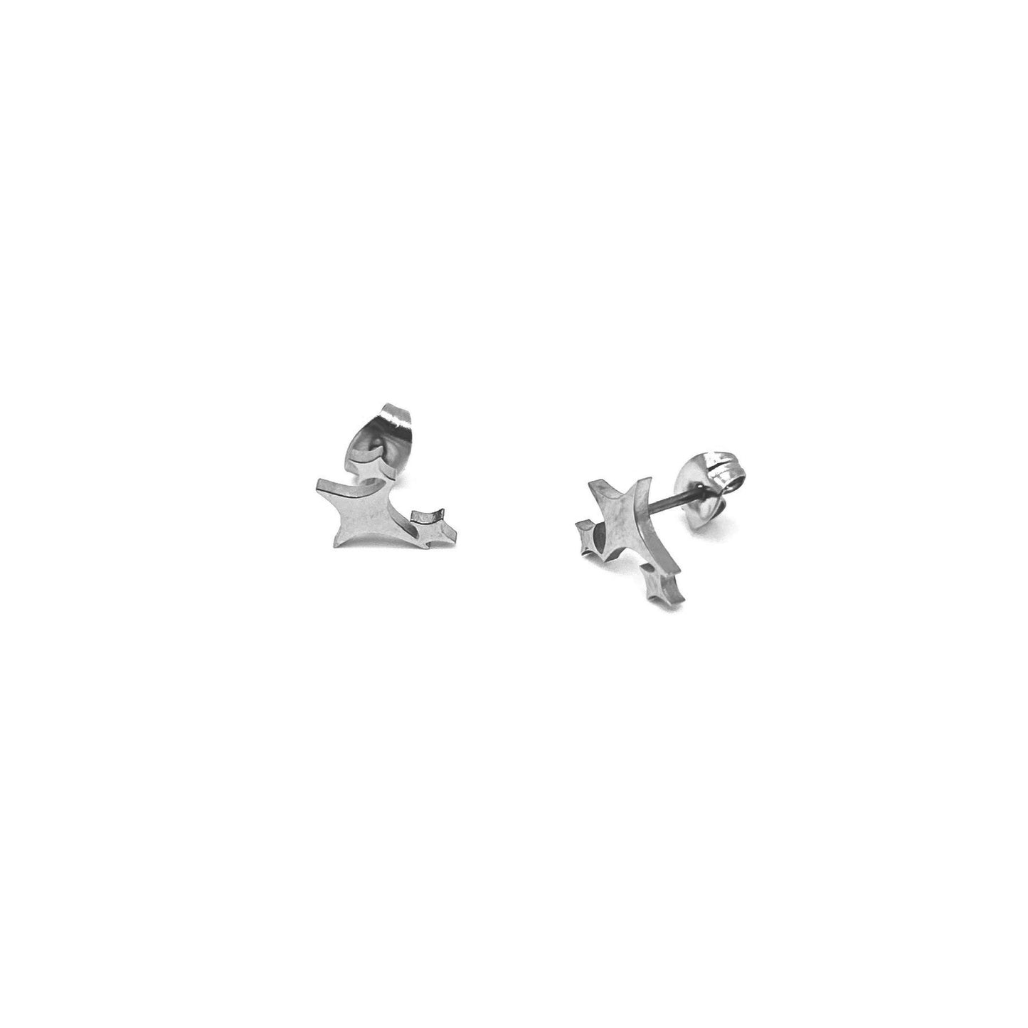 Sea-Safe™ Silver Twinkle Studs