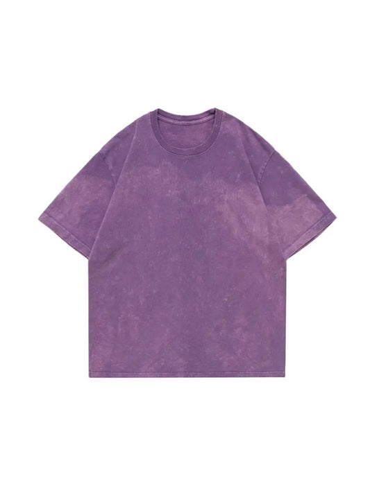 Purple Acid Washed T-Shirt