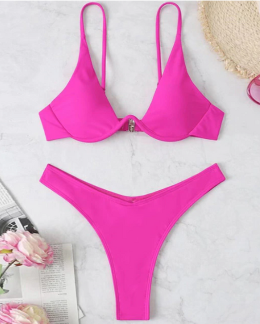 Pink Smoothie Bikini Set