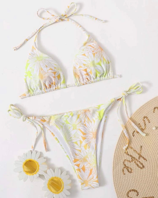Floral Sunrise Bikini Set